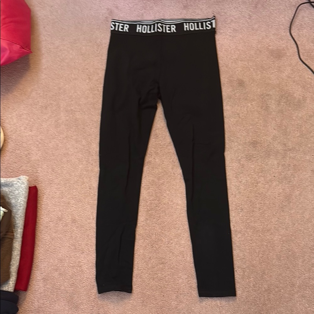 Hollister Black Leggings Stretchy Full-Length